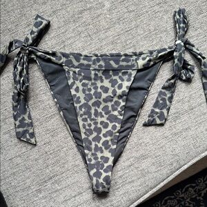 Good American Leopard Bikini Bottoms